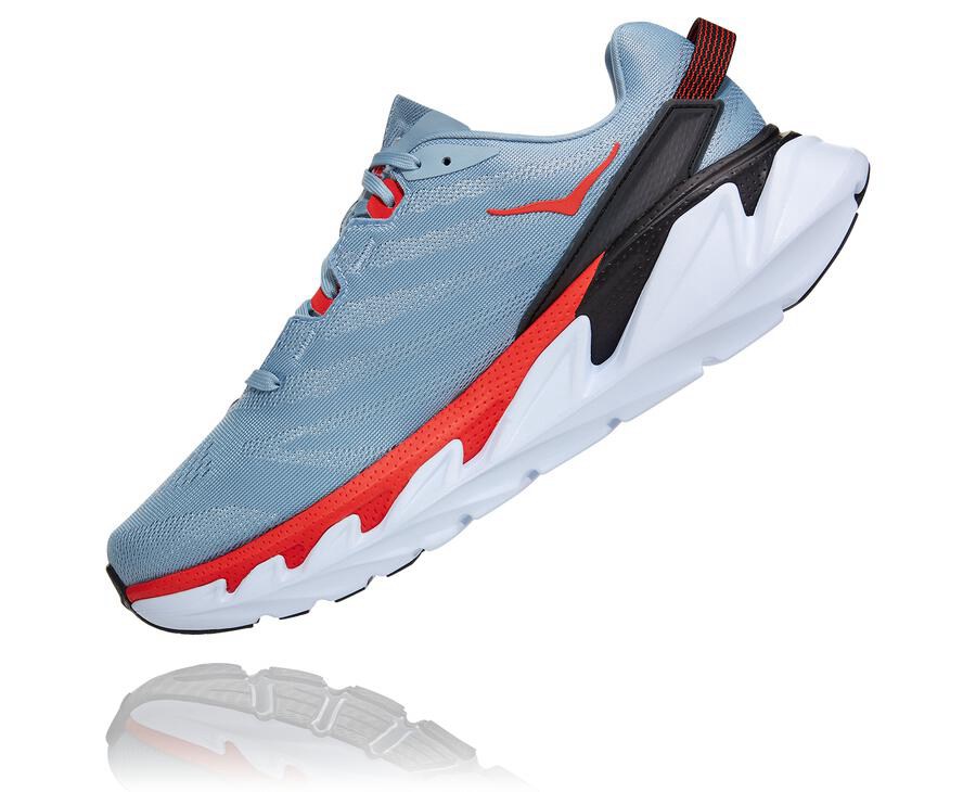 Running Shoes Mens - Hoka One One Elevon 2 - Blue/White - OFUAPMC-81